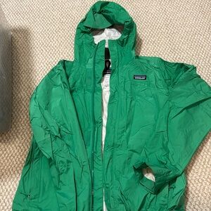 Patagonia Women’s Green Rain Coat